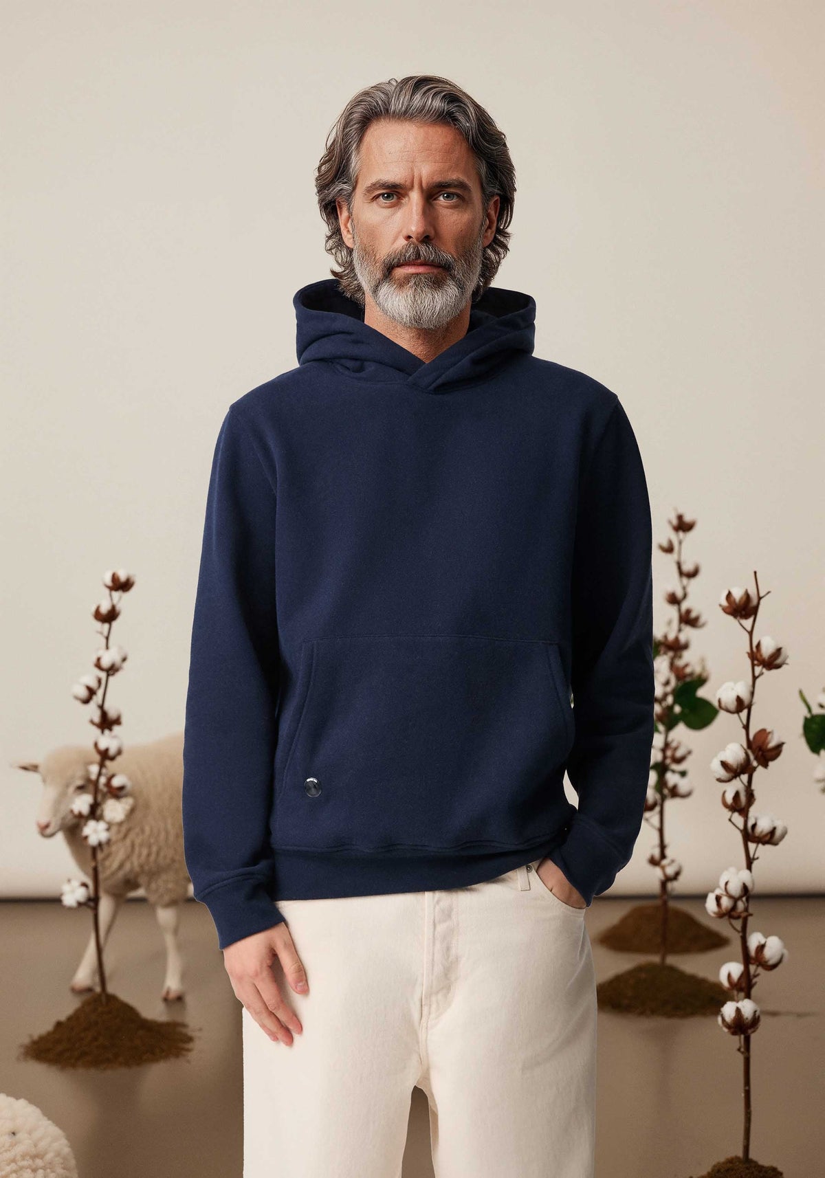 The Fibregen Hoodie - Storm Blue