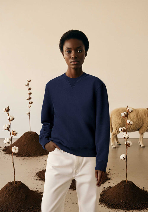 The Fibregen Sweatshirt - Storm Blue