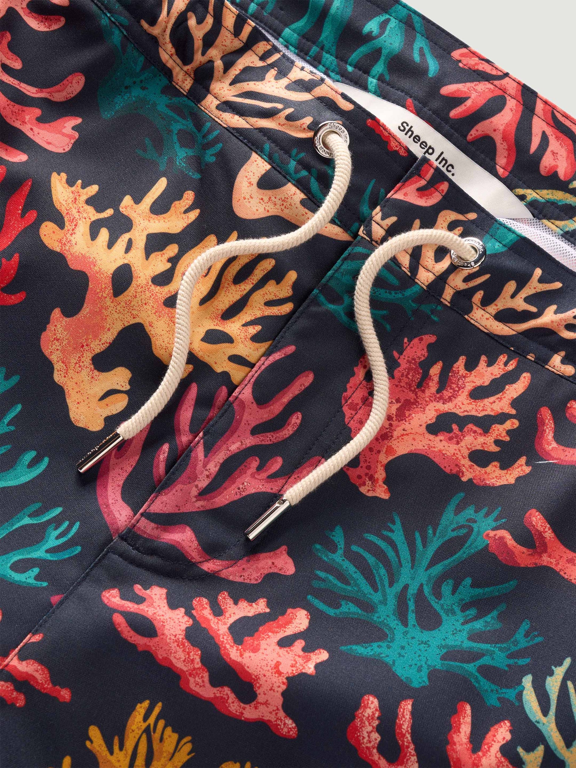 The Merino Swim Shorts - Midnight Reef