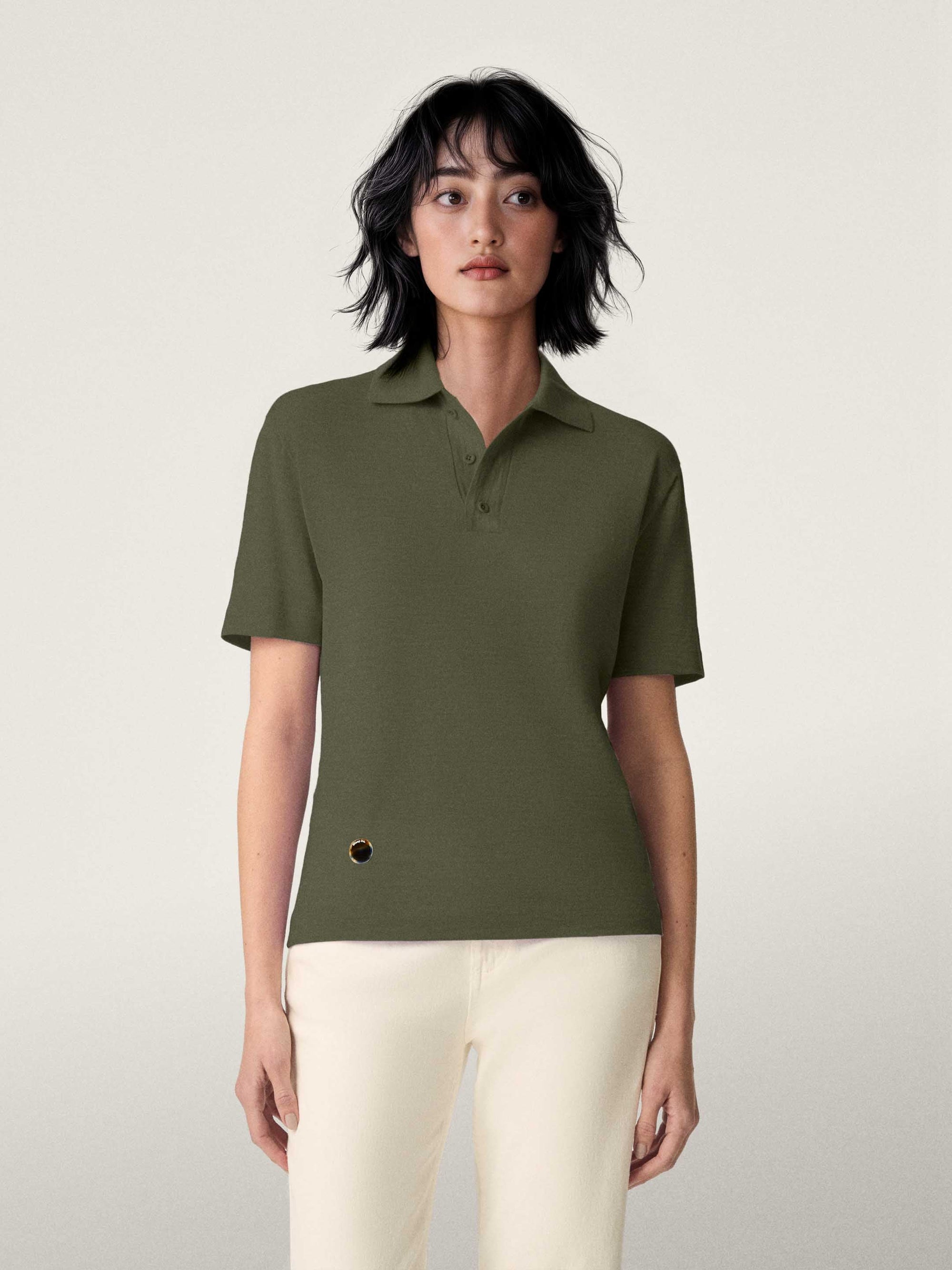 The Ultra-Light Polo - Moss Green