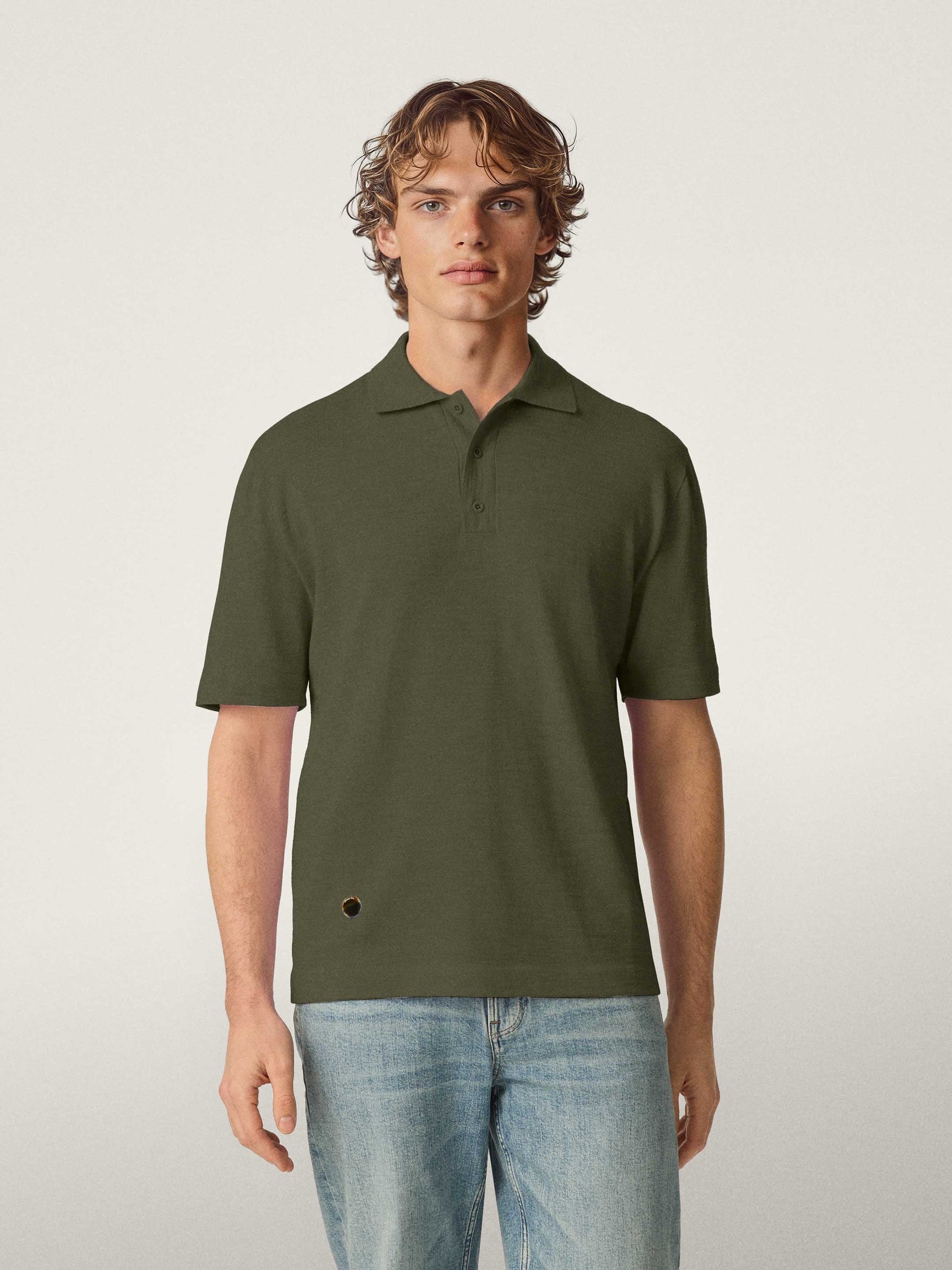 The Ultra-Light Polo - Moss Green
