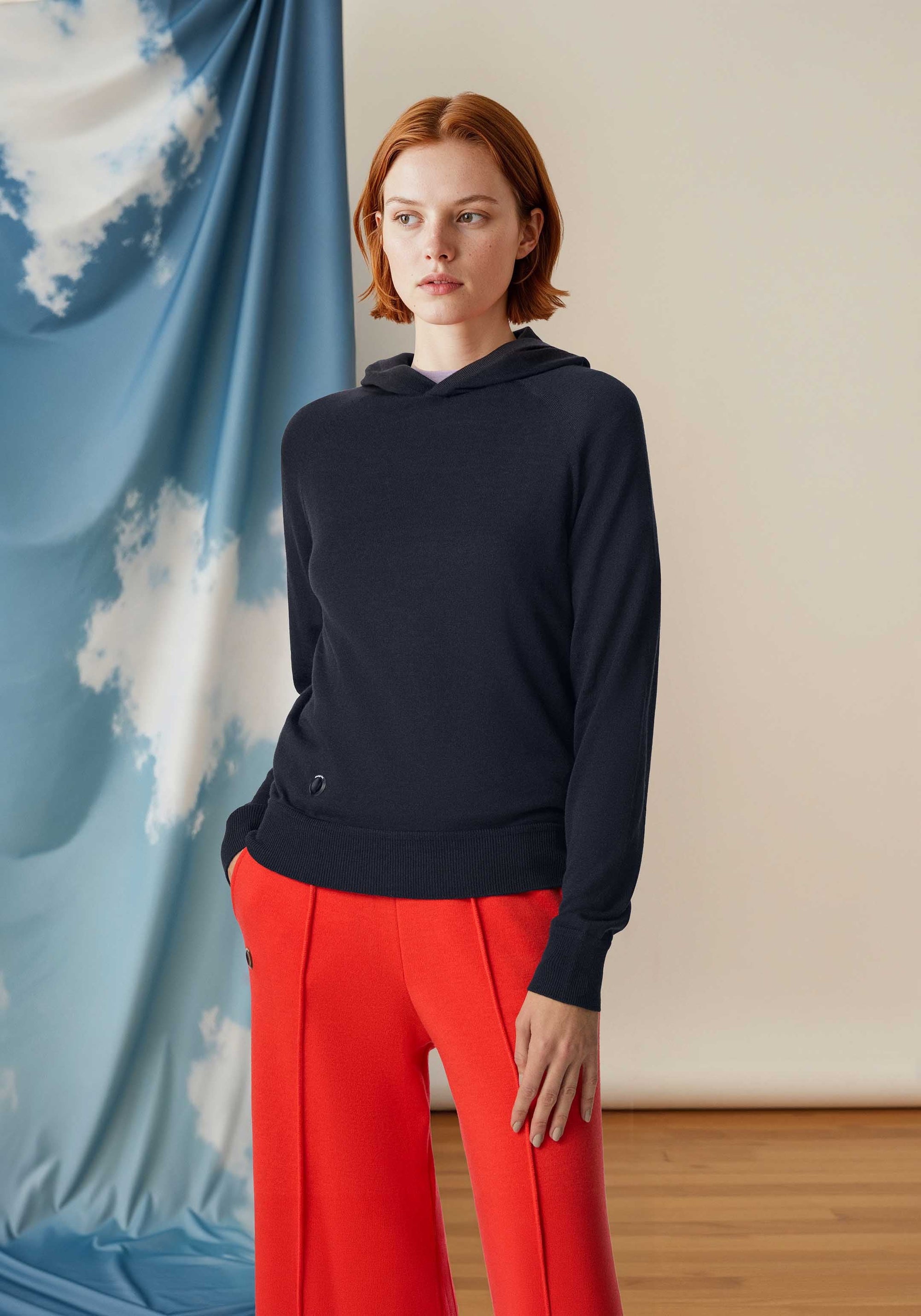 The Ultra-Light Hoodie - Pacific Blue