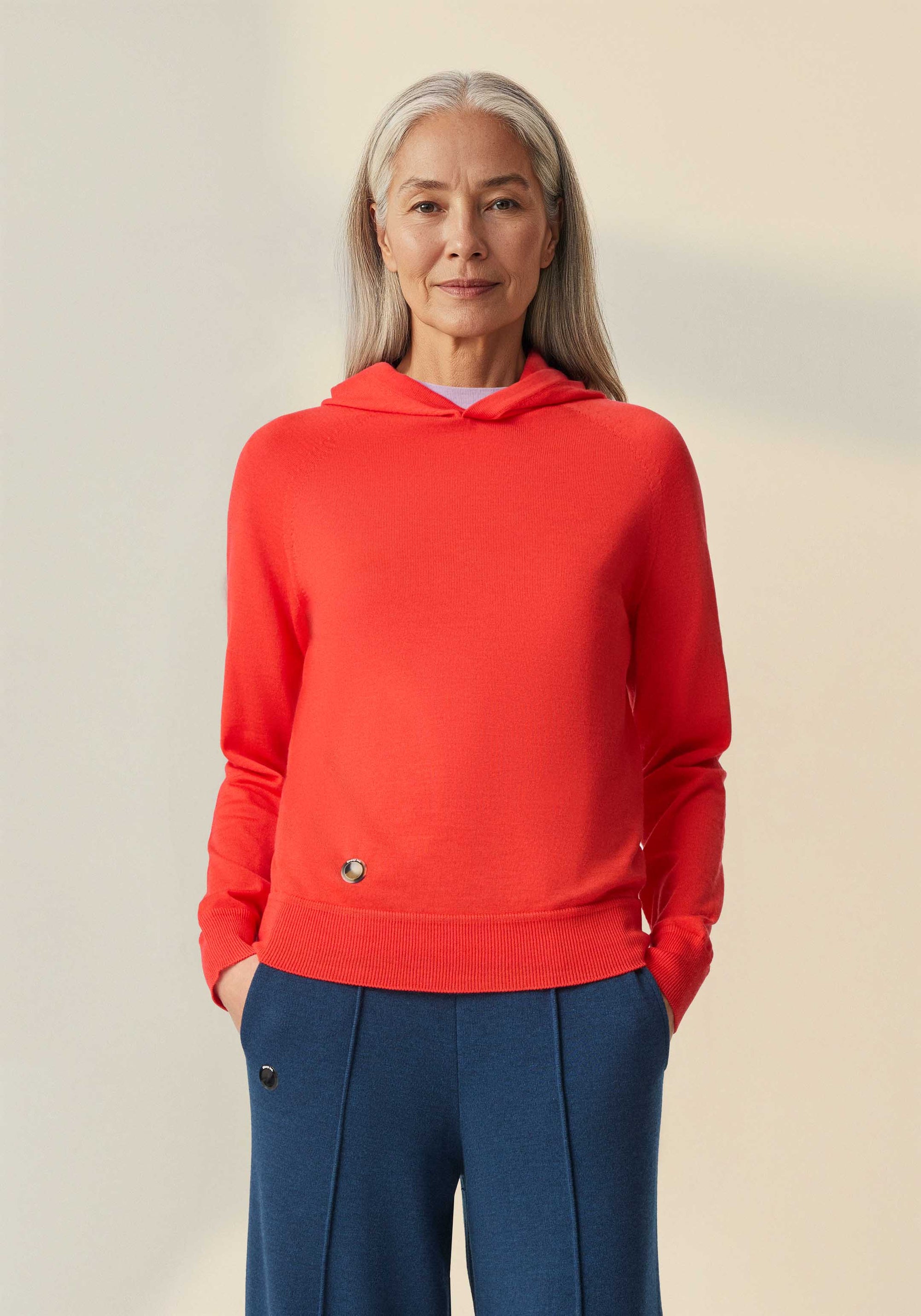 The Ultra-Light Hoodie - Poppy Red