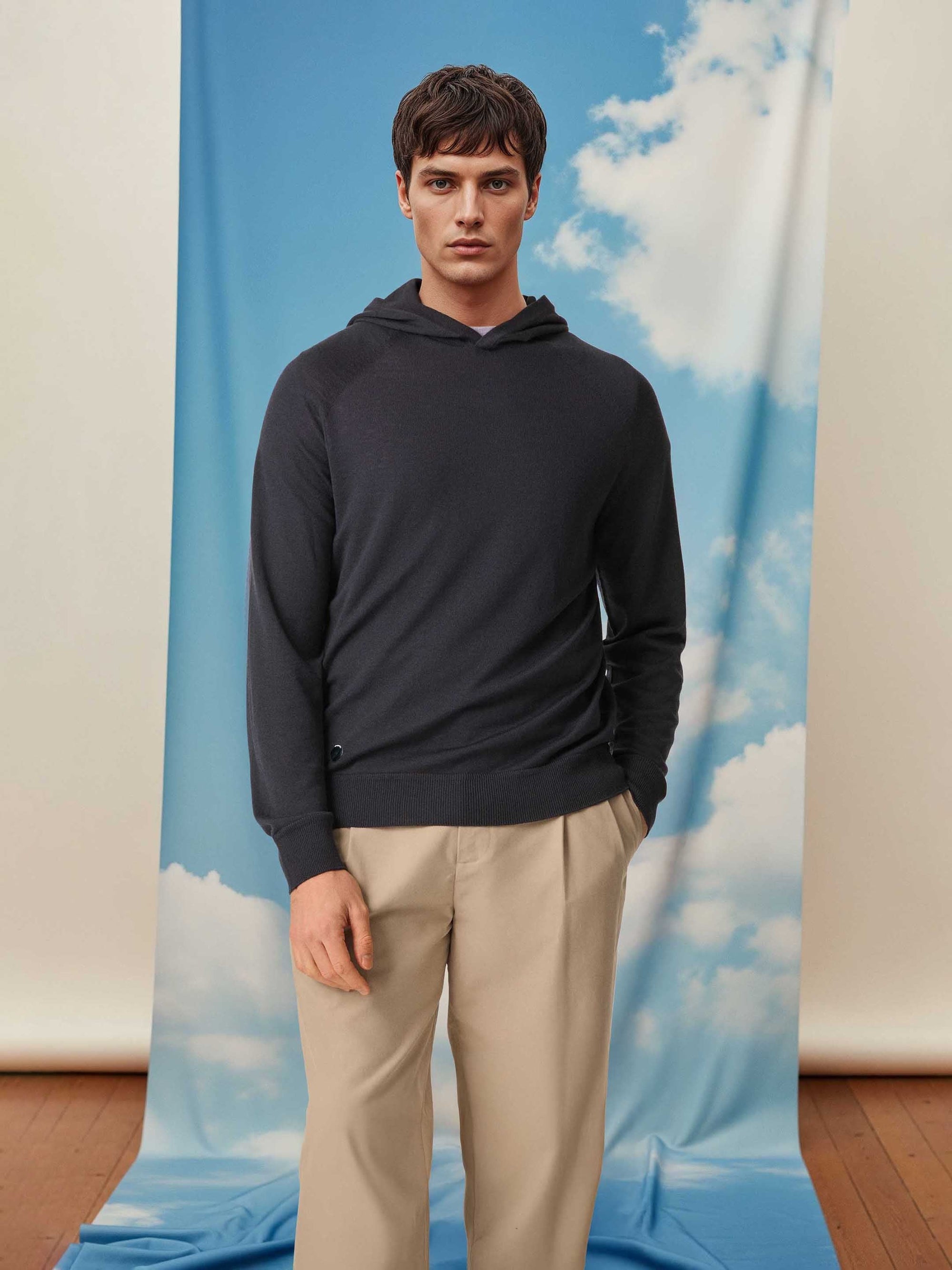 The Ultra-Light Hoodie - Pacific Blue